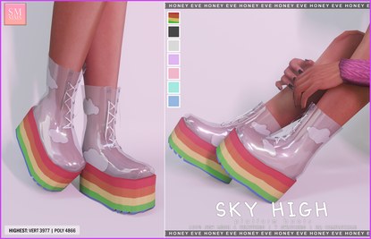 HONEY | Sky High Platform Boots
