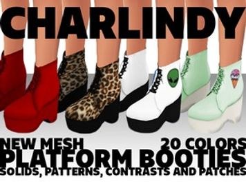 Charlindy Platform Booties