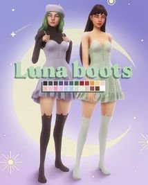 Sailormoon Inspired Knee HIgh Boots [MM]