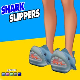 Shark slippers by Jochi