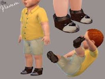 The Sims Resource | Bear Infant Booties