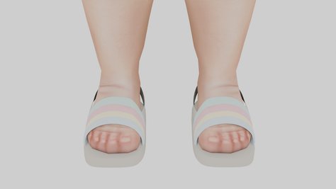 [Scarlett Bulckowisk] Rainbow Sandals