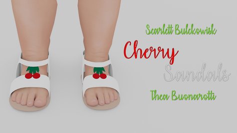 [Scarlett Bulckowisk] Cherry Sandals