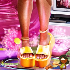 The Lizzie Platform Sandals 🏵️🌸 | CoCo Games