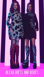 Alexa Dress and Boots
