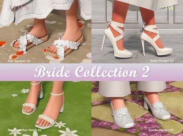 Bride Collection ( Sandals / Satin Pumps / Leather Heels / Suade Pumps ) [MM]