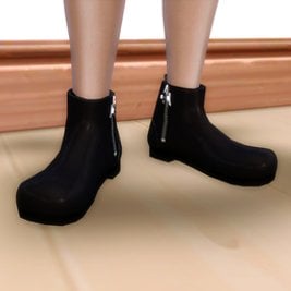 Side Zip Ankle Boots