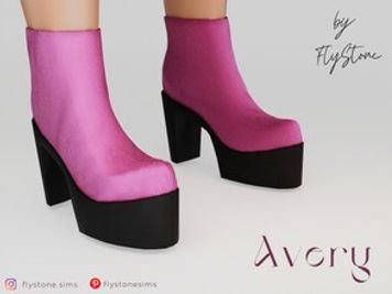 Avery - boots on high heels