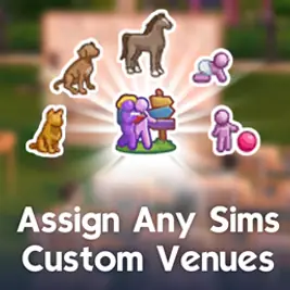 Assign Any Sims to Custom Venues by lunar_britney