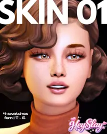 Sims 4 Baddie | Skin 01 by heyslay