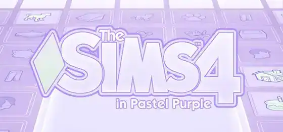 Pastel Purple UI Mod for The Sims 4
