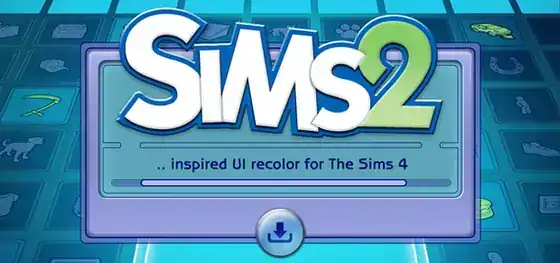 The Sims 2 inspired UI for The Sims 4