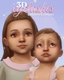 3D Eyelashes for Toddlers & Infants by MIIKO