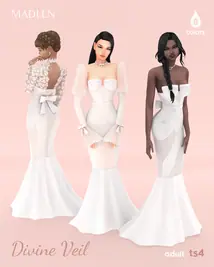 Divine Veil Set (Wedding Dress) [MM] by MADLEN