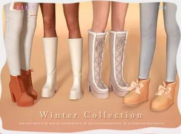 Winter Outfit Collection (Jacket / Snow Boots / Leather Boots / Knee High Boots) [Alpha] by JIUSSIMS