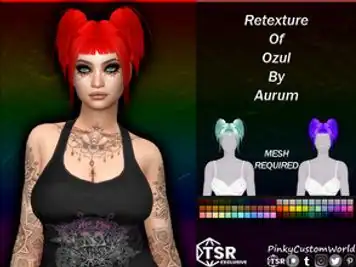 Retexture of Ozul hair by Aurum
