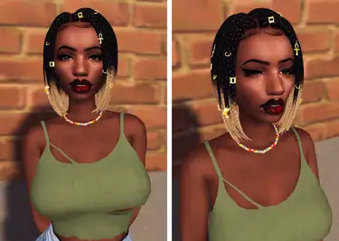 Braid Bob with Hair Accessories [MM]