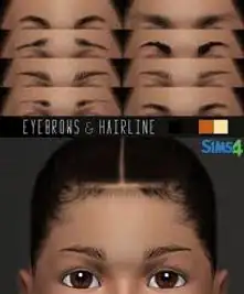 Hairline Eyebrows Pack by Gram Sims - Sims 4 Nexus