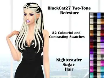 Nightcrawler Sugar Hair Retexture Two-Tone