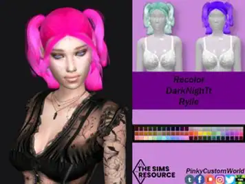 Recolor of Rylie hair by DarkNighTt