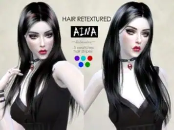 AINA - WINGS-OS0530 - Hair Retextured - Mesh needed