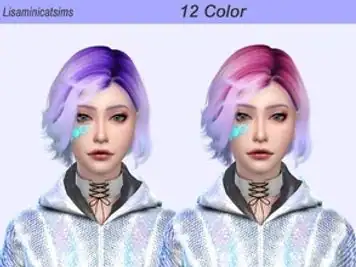 Lisaminicatsims WINGS-OE0528 Ombre Hair Retexture