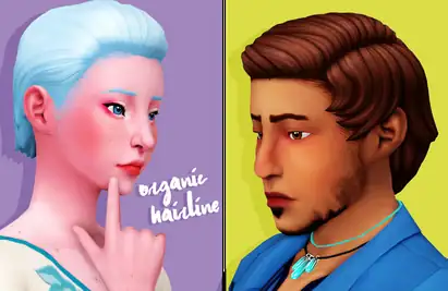 Pixelore's Organic Hairline Recoloured in Eezo shot