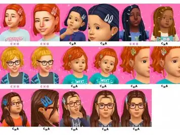Glitz & Glam by Imvikai: (Toddler to Elder Glitter Age Conversions with Green Alpha Hair)