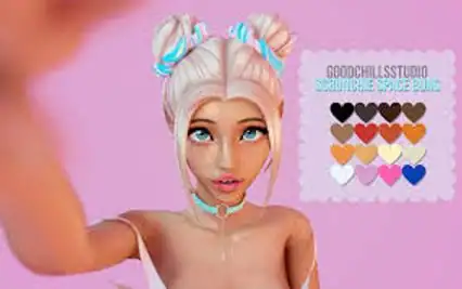 Hairstyle Scrunchie Space Buns - MiCat Game