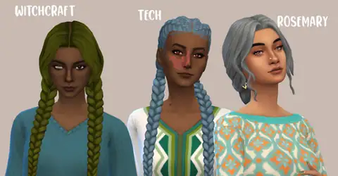 3 Manul-Sul-Sul Braids Recolored in AMPified