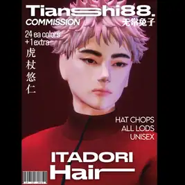 Itadori Short Messy Hairstyle [MM]
