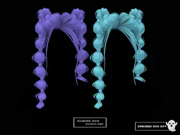 Long Bubble Braid Pigtails Hairstyle for Female [ALPHA]