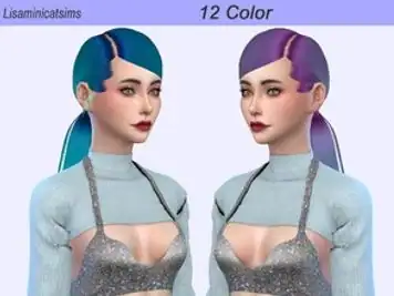 Lisaminicatsims  Heavendy-cc Ariana Ombre Hair