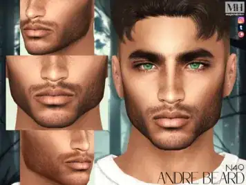 Andre Beard N49 by MagicHand: Facial Hair & Beards