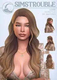 Curly Long Ombre Hair [MM]