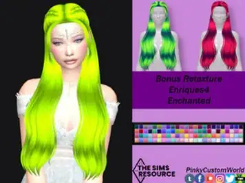 Bonus Retexture of Enchanted hair by Enriques4