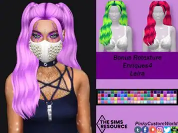 Bonus Retexture of Leira hair by Enriques4