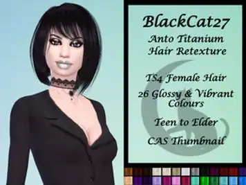 Anto Titanium Hair Retexture (MESH NEEDED)