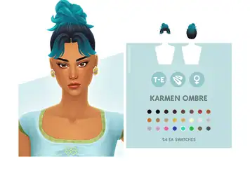 Karmen Hairstyle - Ombre Accessory
