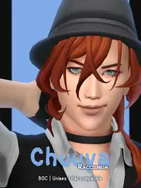 Chuuya Messy Short Hair with Long Bangs [MM]