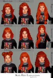 Kids Hair Conversions @Simandy | Patreon