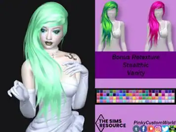 Bonus Retexture of Vanity hair by Stealthic