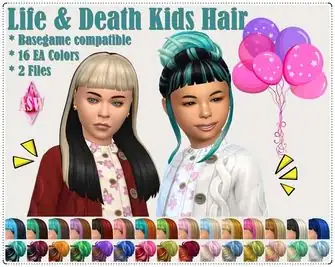 Life & Death Kids Hair