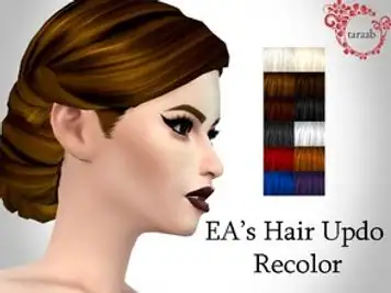 EA's Hair Updo Recolor