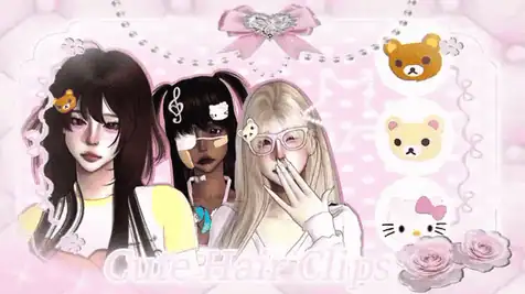 𝄞꒱ Cute Hair Clips Ꮺ୧ ˚ ﹒
