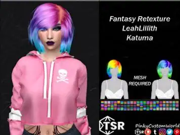 Fantasy Retexture of Katuma hair by LeahLillith