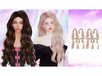 GreenTeaHoney Elegance (Max 14 Salty  Hairstyle - Vibrant Green Hair Trend)