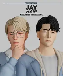 Korean Style Side Parted Hairstyle