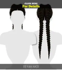 62 two braids long hair - Sims 4 Male Braids Cc Captions Energy | Free Download Nude Photo Gallery
