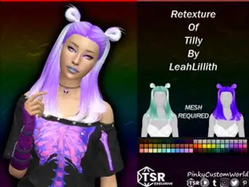 Retexture of Tilly hair by LeahLillith